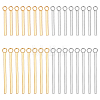 Unicraftale 32Pcs 4 Style 304 Stainless Steel Pendants STAS-UN0044-20-1