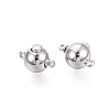 Brass Box Clasps KK-Q074-09P-2