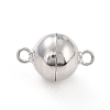 Anti-Tarnish Rhodium Plated 925 Sterling Silver Magnetic Clasps LS-STER-A001-02A-P-1
