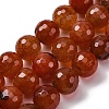 Natural Dragon Veins Agate(Dyed & Heated) Beads Strands G-K390-A02-01-1