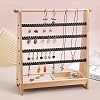 5-Tier Detachable Wooden Jewelry Display Stands with Tray NDIS-WH0006-14-4