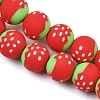 Handmade Polymer Clay Beads Strands PY-CBAEC33-02Q-3