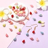 48Pcs 8 Colors Opaque Resin Charms PALLOY-YW00209-4