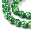 Drawbench Glass Round Beads GLAD-WH0001-01-23-3