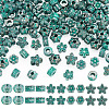 100Pcs 5 Styles Tibetan Style Alloy Beads FIND-TA0010-99ABG-1