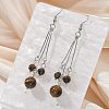 Natural Gemstone Dangle Earrings Sets EJEW-JE02813-2