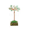 Green Aventurine Flower Garden Crushed Stone Fortune Tree Ornaments Mini Home Creative Office Decoration Crafts Small Ornaments PW-WG4CBFE-02-1