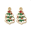 304 Stainless Steel Enamel Pendants STAS-L300-012G-02-1