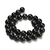 Natural Black Labradorite Beads Strands G-L642-B15-14mm-3