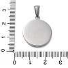 304 Stainless Steel Pendants STAS-U043-08P-3