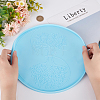 DIY Laser Effect Tai Ji & Tree of Life Pattern Display Decoration Silicone Molds SIL-WH0014-34A-3