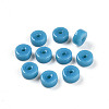Opaque Solid Color Glass Beads X1-GLAA-N007-6x3mm-A03-1