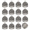 16Pcs Tibetan Style Zinc Alloy Pendant Bails FIND-CA0011-75B-1