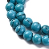 Synthetic Turquoise Beads Strands G-L605-G01-01A-4