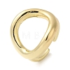 Brass Open Cuff Rings RJEW-Q778-51G-3