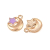 Alloy with Enamel Charms AL-CBA9C31-01G-B-2