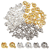 ARRICRAFT 60Pcs 6 Styles Brass Crimp Beads KK-AR0004-13-1