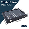 10 Grids Wood Coverd with PU Leather Necklaces Display Cases AJEW-WH20054-340E-2