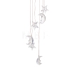 LED Solar Powered Star & Moon Wind Chime HJEW-I009-15-3