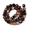 Dyed Natural Agate Beads Strands G-T144-50A-02-2