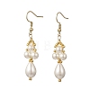 Glass Beaded Dangle Earrings EJEW-MZ00748-3