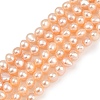 Natural Cultured Freshwater Pearl Beads Strands PEAR-P064-19E-08C-2