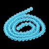 Transparent Glass Beads Strands X-EGLA-A044-T8mm-MD08-4