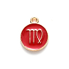 Alloy Enamel Pendants X-ENAM-S124-01B-07B-2