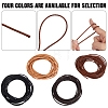 5M Round Braided Cowhide Letter Cord WL-GF0001-34A-02-5