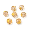 Luminous Handmade Enamel Gold Sand Glass Beads Strands LAMP-U004-08E-2