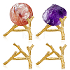 Alloy Crystal Ball Holders ODIS-WH0007-59A-G-1