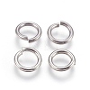 Tarnish Resistant 304 Stainless Steel Saw Cut Open Jump Rings STAS-P212-25P-25-1