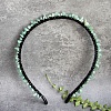 Natural Green Aventurine Hair Bands PW-WG1C09B-26-1