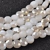 Electroplate Glass Bead Strands EGLA-J137-6mm-B-HR07-1