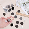 16Pcs Alloy Blank Flat Round Label Tags FIND-PH0062-03B-3
