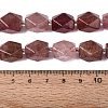 Natural Strawberry Quartz Beads Strands G-Q608-11H-5