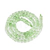 Crackle Transparent Glass Beads Strands GLAA-N062-4mm-06-3