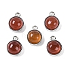 Natural Carnelian Pendants G-K372-03P-05-1