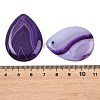 Natural Banded Agate Pendants GG-K002-02F-3