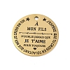 201 Stainless Steel Pendants STAS-R002-01G-14-1