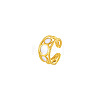 304 Stainless Steel Enamel Cuff Open Rings for Women WGC62C5-02-2