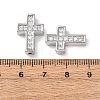 Brass Micro Pave Clear Cubic Zirconia KK-Z142-11P-3