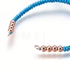 Nylon Cord Braided Bead Bracelets Making BJEW-F360-FRG06-2