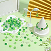 200Pcs 4 Colors Opaque & Transparent Acrylic Beads OACR-SP0002-40-4