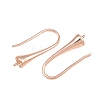 Rack Plating Brass Earring Hooks KK-CBAA482-01RG-2