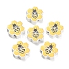 Printed Wood Beads WOOD-D289-02G-1