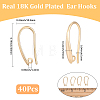 30Pcs Brass Ear Hooks KK-BBC0029-09-2