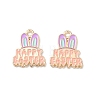 Easter Alloy Enamel Pendants ENAM-I055-01KCG-07-1