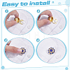Rhinestone Cufflinks BUTT-ME0001-32-3