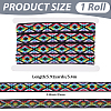 5.4M Vintage Jacquard Polyester Ribbon OCOR-CY0004-49-2